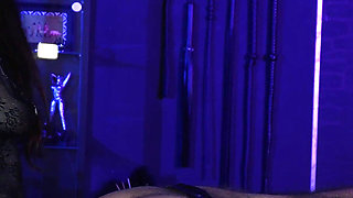 Spanked & Fucked - Sub Gets BBC Strapon Deep and Hard