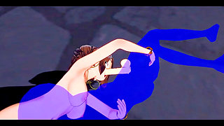 My Hero Academia Hentai - Uraraka Armpitjob and Blowjob - Japanese Asian Manga Anime Game Porn