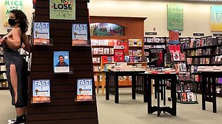 AMwednesday - flashing in a book shop