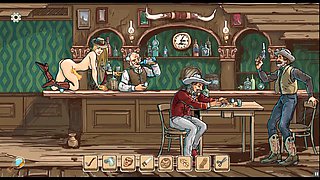 Pointy little things back to the future sex parody with naughty cowboys
