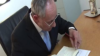 Between Friends Scene-3 Hot Brunette Secretary Fucks Her Bosss Mature Cock