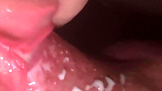 Closeup Pussy Fucking Cumming Four Times