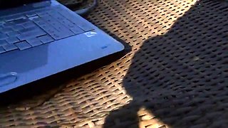 Jada Fire and Pinkyxxx share a BBC by the pool