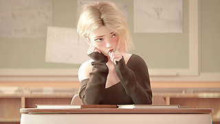 Sweet and Wet Dreams in University Classroom for Cute Gwen Stacy - Animated Porn (2026)