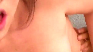 Busty tattooed Jennifer White masturbates and fucks with old cock