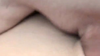 Fucked My Stepsister in Her Tight Pussy and Came Inside, Close-up Creampie