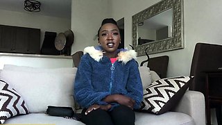 Big Black Ass Teen Sits On Producer