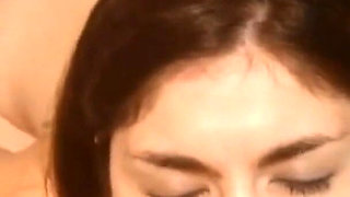 Amateur MILF Blowjob, Facial and Piss in Mouth
