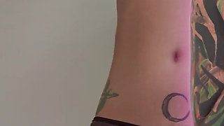 The Giantess Smells His Sweaty Body and His Fart-filled Panties