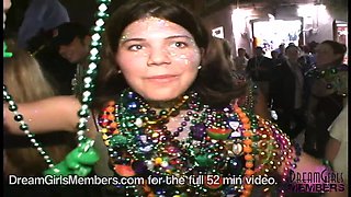 The hot girl next door gets nude at mardi gras