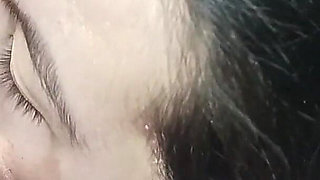 Practicing Blowjob with a Dildo