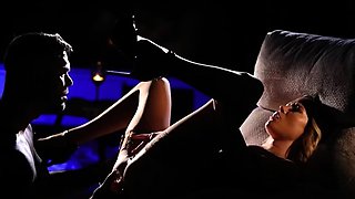 Busty amateur spex teen fingering