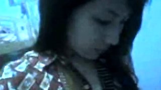Indonesian Amateur Asian Teen Shows Her Body