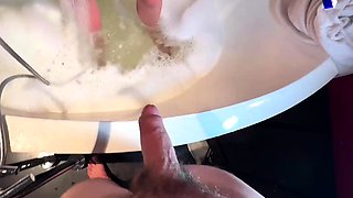 Real duo homemade bathroom orgy - deepthroat, flawless