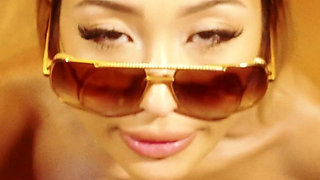 Petite Asian Gets Her Tiny Pussy Stuffed with Big Cock