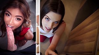 Dadcrush - stellar innocent daughter-in-law swallows stepdaddy\u2019s explosion and gets fucked like a fuckslut