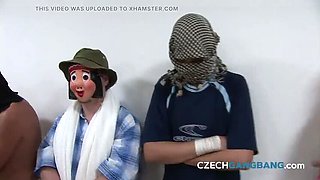 Busty MILF Margareta Gangbang with 100 Guys and 18 Year Old Daughter Michaela - Big Natural Tits, Blowjob, Cum Swallowing Orgy