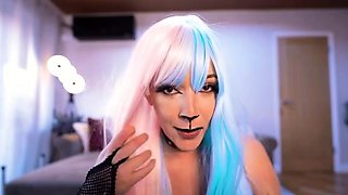 Sashacurves - Giantess Neko Girl Hunts Her Prey