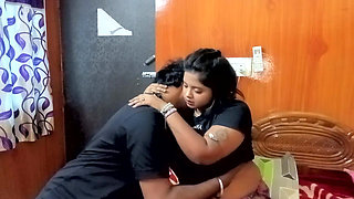 Desi Horny Wife Pussy Fucking with Her Debor Infront of Husband..