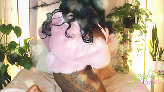 Big Tits in Pink Fur