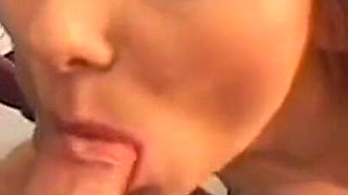 Mature Blonde MILF Swallows Every Vintage Drop