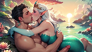 Alien Prince and the Mermaid Queen,Love Across Two Worlds fantasy