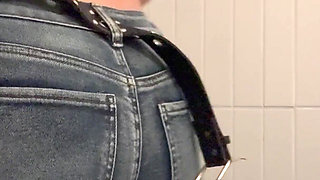 Peeing in Bathroom