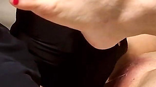 Cuckold Licks Cum Covered Pussy to Orgasm After Wife Fucks Lover Creampie Cleanup