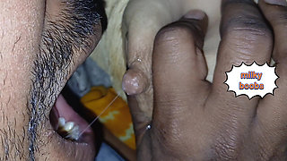 Milk Boobs Drinking Night