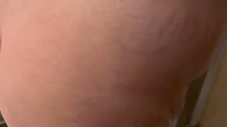 Chubby German Amateur with Big Tits Filmed Taking a Shower