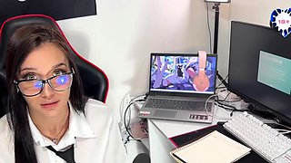 Dirty college lady Aluna gets Professor for higher grade -