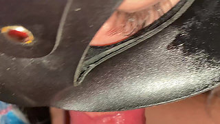 I Decided to Satisfy My Roommate with a Blowjob and All This in Close-up