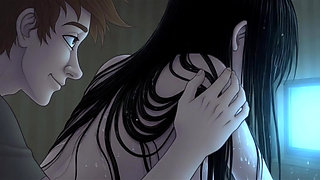 Beautiful Horror Girl Crawled Out of My TV