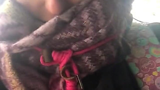 Flashing My Tit with Rock Hard Nip in Fucking Filthy Weather