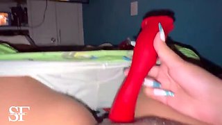 SofiasExxx Pleasures Herself with Toy - Latina Solo Masturbation & Real Orgasm