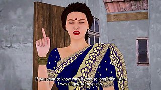 Desi Indian aunty fucked when friend is not at home (Hindi sex)