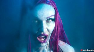Amber Jayne's Wild Flight in a Sultry Scene