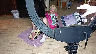 College Girl Gets Her Pussy Fucked with Rc Car