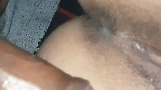 After fucking friend's wife's fat ass, she went to the open bathroom to take a bath in thick ass sister-in-law in blac