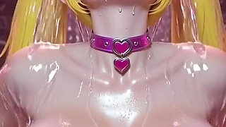 Cute Girl Sexy Talk, Ai Animation