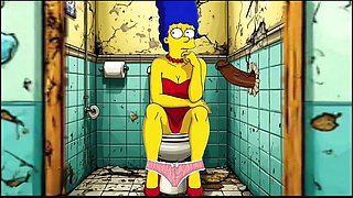Glory hole, married woman, homer simpson