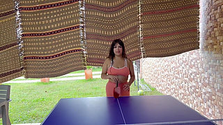 I Win Bet and My Sister-in-law Gives Me Her Tight Pussy as a Prize, I Suck It Better Than She Plays Ping Pong