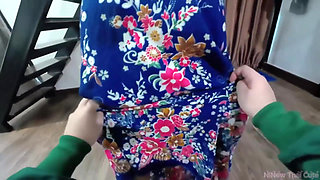 Hot Thai Housewife in Sarong POV NaturalThai