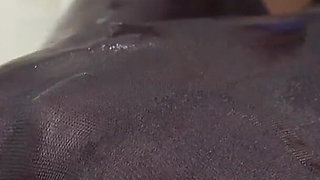 Himari Ayase - Black Pantyhose & Thick Lotion: She Rubs It for You (pov, JOI)