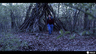 Girl Gets Lost in the Woods - Valentina Nappi Frozen in Time and Facefucked