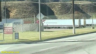 Crazy MILF rough bangvan DP fucked