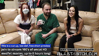 Blaire Celeste Gives Two Blowjobs Before Getting Blasted With Cum, Nurses POV