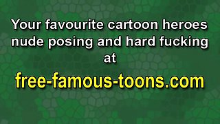 Famous cartoon heroes blowjob orgies