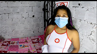 FUCKING THE PERVERTED NURSE pumps milk