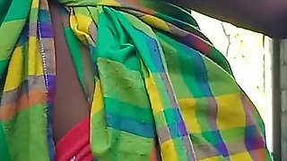 Teasing in Sexy Hot Pants Rubbing My Hairy Pussy Squeezing My Boobs